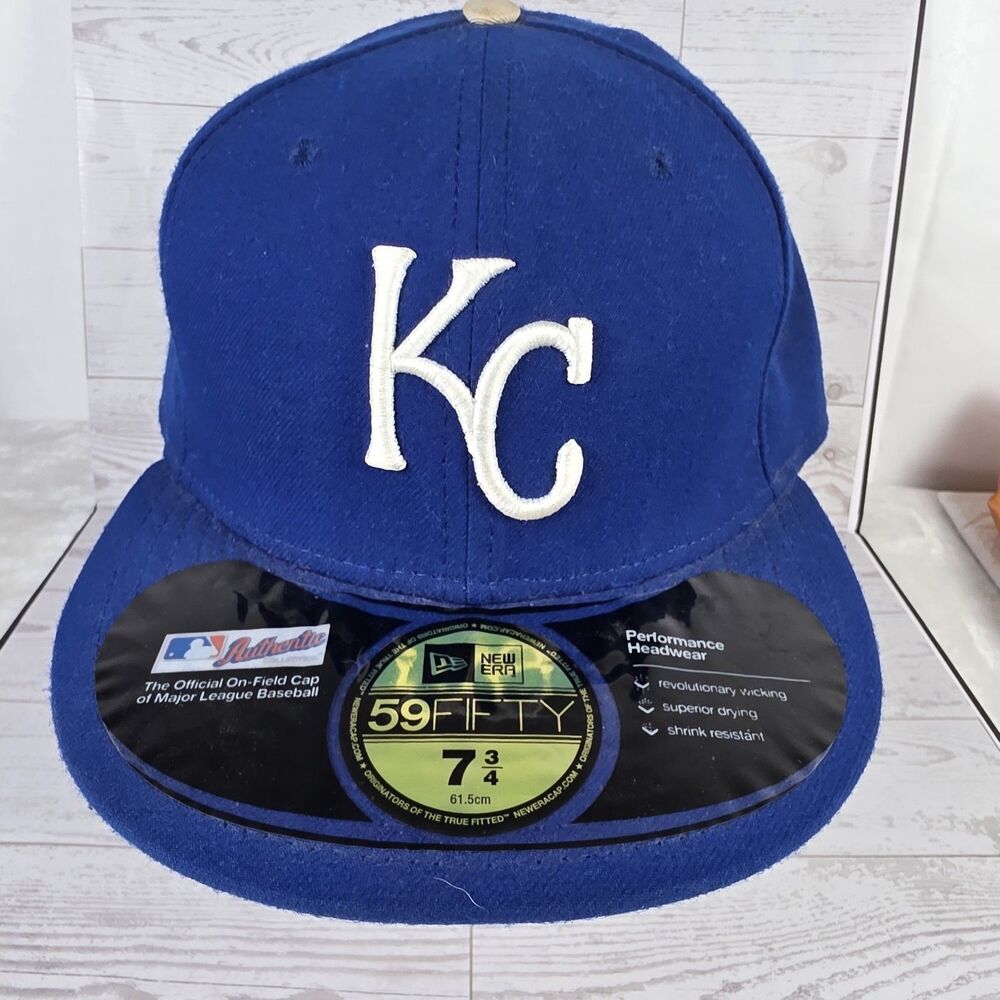 New Era 59FIFTY Kansas‎ City Royals Blue Fitted  7 3/4 Cap